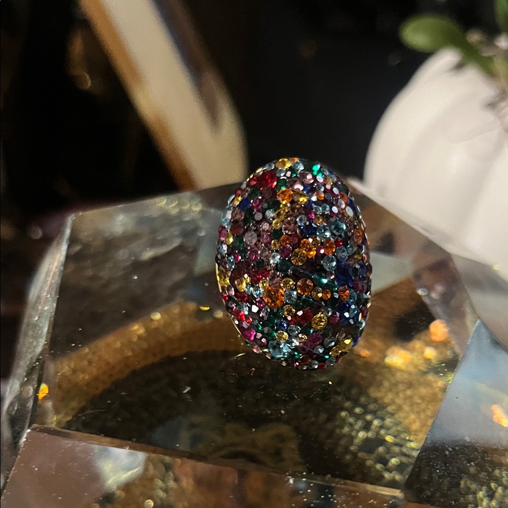 Kate spade ♠️ multicolor rhinestones ring